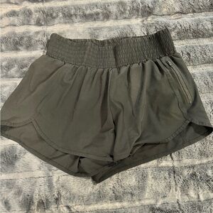 High waisted running shorts